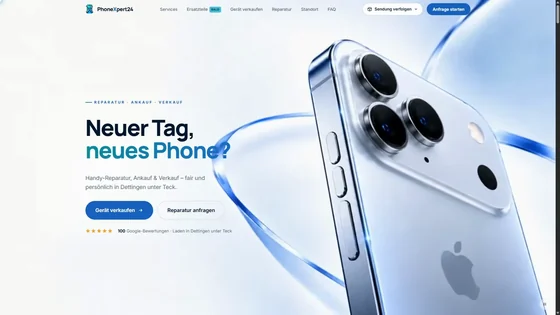 Website PhoneXpert24 Dettingen