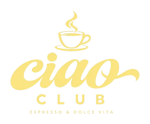 Konzept-Entwurf: Logo für die fiktive Marke Ciao Club (mit KI erstellt)