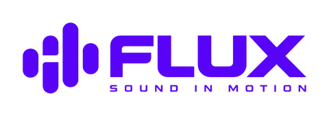 Konzept-Entwurf: Logo für die fiktive Marke Flux (mit KI erstellt)