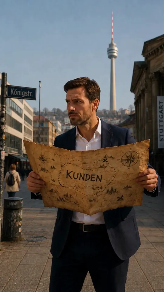 Vorschaubild: Werbespot für deinwebplan: „Du suchst immer noch nach Kunden?“ (mit KI erstellt)