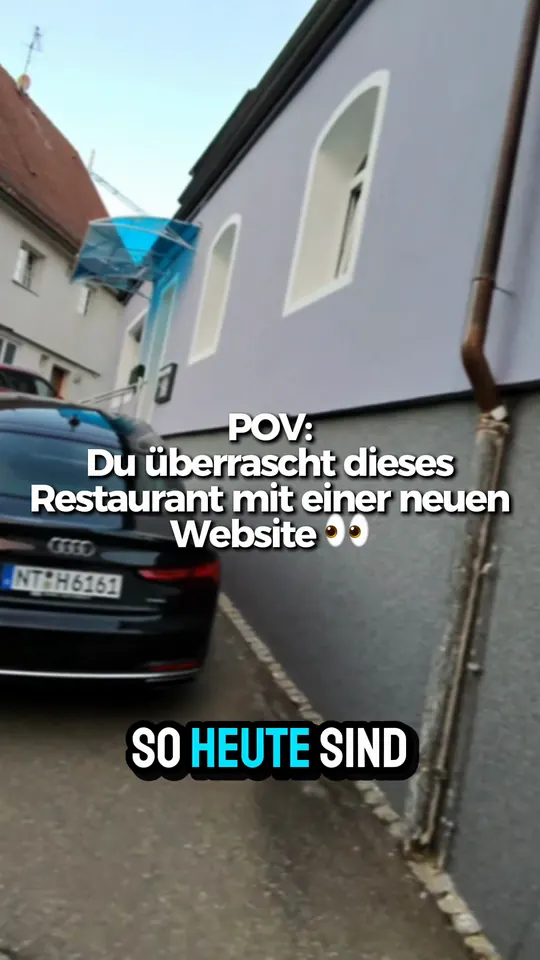 Vorschaubild: POV-Video: Übergabe der Website an Restaurant Gwölble